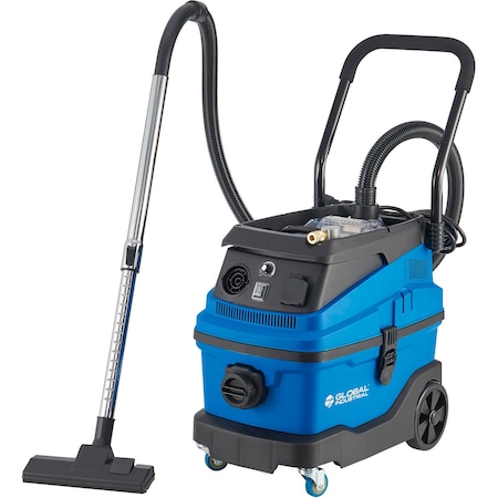 Global Industrial HEPA Wet/Dry Vacuum w/ Power Regulator & Air Tools Connector, 8 Gallon Cap. 641807